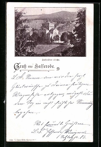 Hasserode ansichtskarte - hasserode,,