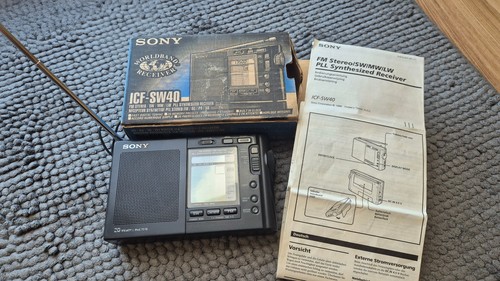 Sony icf sw40 - fm/sw/mw/lw,, ovp