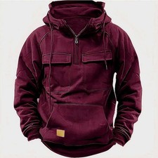 Herren Kapuzenpullover Sweatjacke Pullover Hoodie Sweatshirt Pullover Mantel