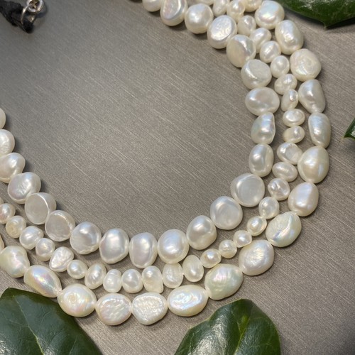 Vintage lagenlook perlenkette - vintage,