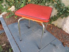 HOCKER - SITZFLÄCHE FEDERKERN, GEPOLSTERT - VINTAGE