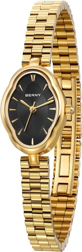 Berny gold uhr für frauen - berny,