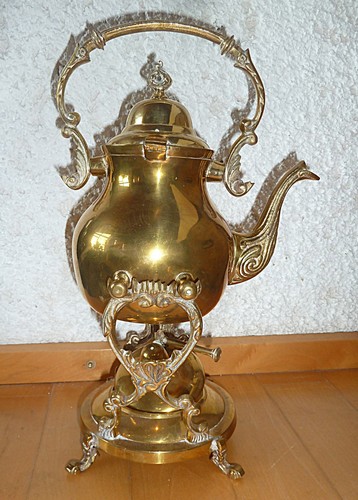 Messing teekanne mit - messing,