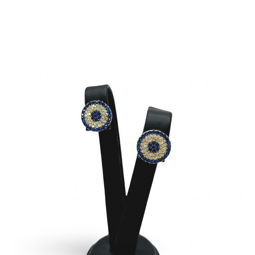585 gelbgold ohrstecker rund - ohrstecker,