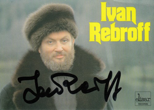 Autogrammkarte ivan rebroff - autogrammkarte,