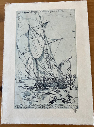 Horst janssen radierung - horst,