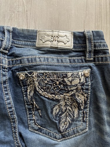 Miss damen bootcut jeans - me,