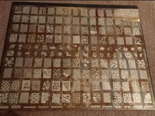 Nagelkunst Stempel Schablone