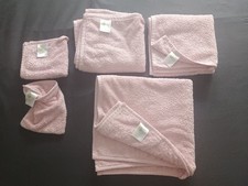 5-teiligels flauschige leichte QVC Badizio-Set (Bad), rosa, günstig, TOP!