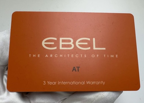 Ebel original garantiekarte - original,