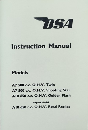 Bsa a10 handbuch shooting - bsa,