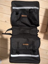 Prophete Fahrrad-Packtaschen für Gepäckträger 12l Fassungsvermögen Schwarz NEU