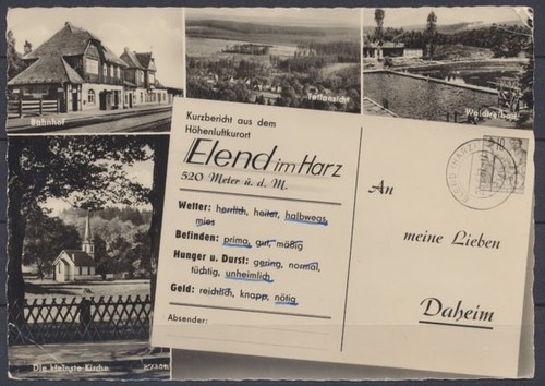 Elend harz bahnhof - elend,
