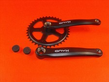 Retro Vintage Fahrrad Kurbelgarnitur amar onyx 4 Kant 38 Z NOS #6