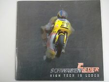 Prospekt  Schwableder Lederbekleidung Motorrad 1996, mit Preisliste + Beilagen