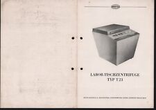 ENGELSDORF, Prospekt 1964, Heinz Janetzki KG Maschinenbau Labor-Tischzentrifuge