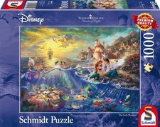 Thomas Kinkade, Disney Kleine Meerjungfrau Arielle. 1000 Teile Puzzle 