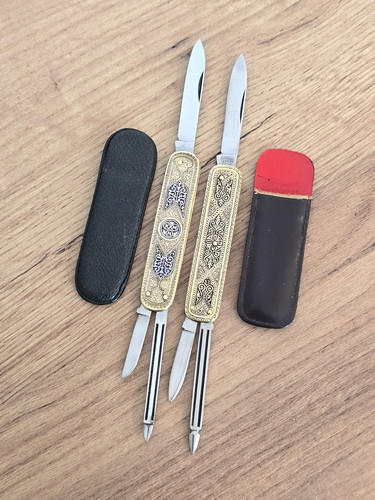 Vintage klappmesser - 2x,