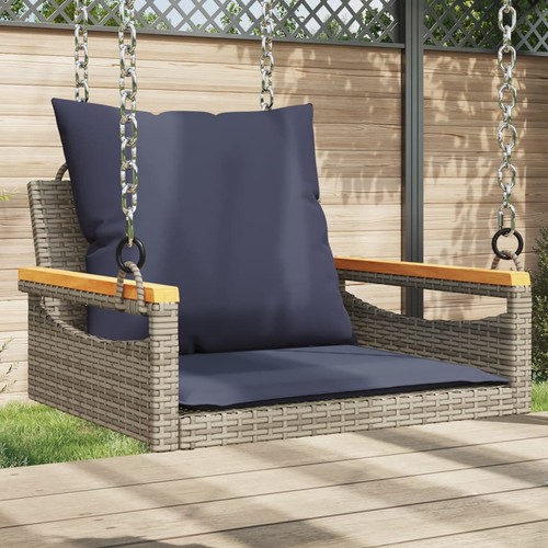 Hängesessel mit kissen grau - kissen,