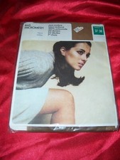 RAR Vintage Mesh Nylons Nylonstrümpfe Gr. 2 (9) braun Stockings Bas OVP