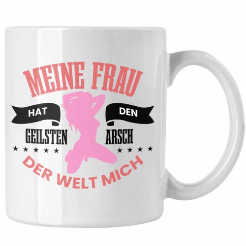 Lustige tasse meine frau - frau, hat