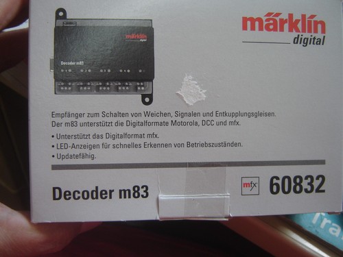 Märklin 60832 decoder m83 - ho,