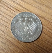 2 DM Deutsche Mark 1990 D