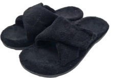 Indulge Relax Damen-Hausschuhe weiches Haus schwarz Größe UK 8 REF DHW