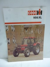CASE IH International 956 XL Traktor Original altes Schlepper Prospekt  2 Seiten