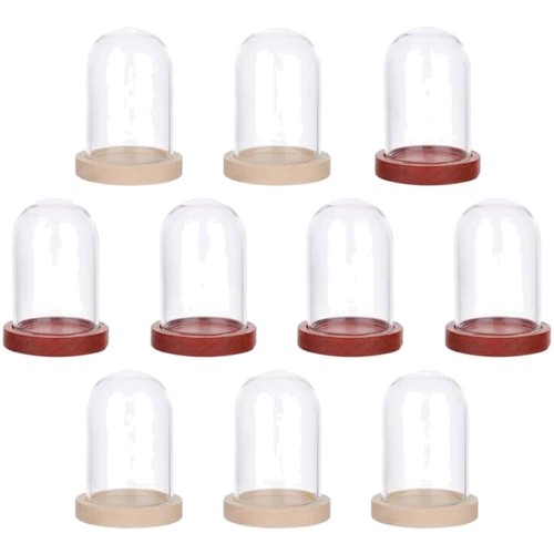 Glasglocken set mini - glasglocken, dekor