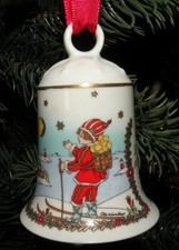 Hutschenreuther Weihnachtsglocke 2005 Land der 1000 Seen Christmas Bell OVP