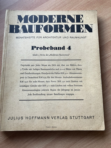 Moderne bauformen probeband 4 - bauformen,,