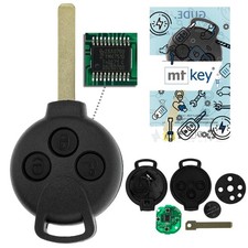 Funk Schlüssel 434MHZ für SMART 451 FORTWO 2007-2015 Fernbedienung Autoschlüssel