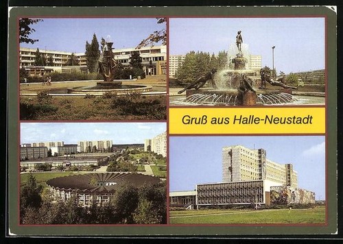 Halle neustadt - ak, halle-neustadt