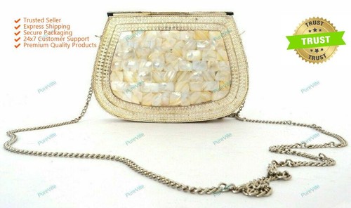 Perlmutt silber look damen - look,