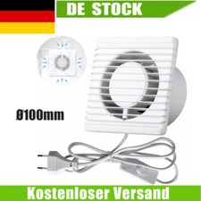 Badezimmer Ventilator Badlüfter Ventilator Abluft Lüfter Lüfter Leise Ø100mm
