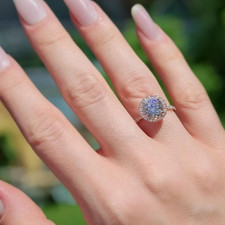 Diamant Ehering Gold 14K Gelb