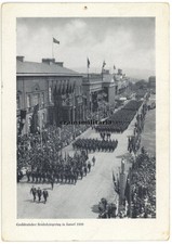 Orig. AK Foto Parade bei Reichskriegertag in KASSEL Hessen 1939