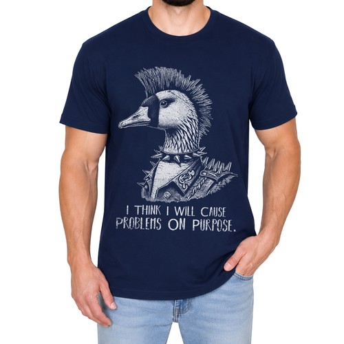 Lustiges mohawk ente - ente, herren