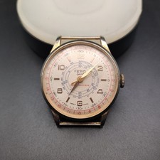 Fero Sport Chronostop 38mm Vintage Uhr Watch Not Working - Project to fix