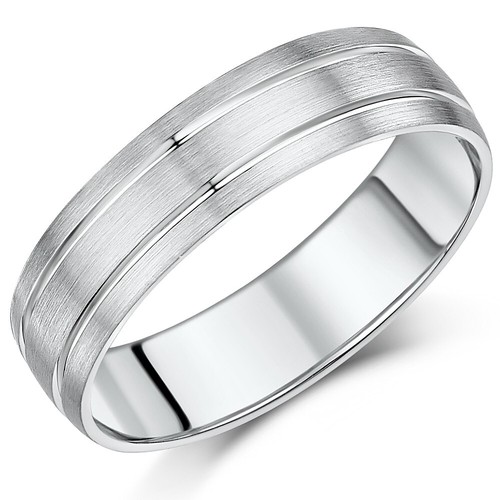 Platin matt hochzeit ring mit - ring,
