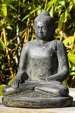 Buddha Shakyamuni  Indonesien Lavastein Skulptur Statue Feng Shui Garten Deko
