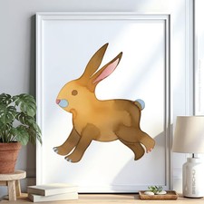 Hase Tier v4 Schablone Malen