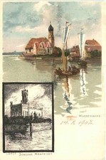 Wasserburg - Litho -742678