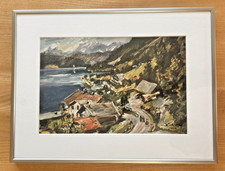 Gerahmter Kunstdruck nach Lovis Corinth - "Walchensee"