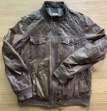 Hugo Boss Orange Lederjacke In