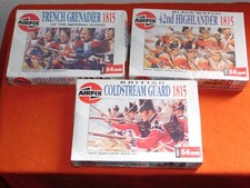 3 x alte AIRFIX Figurenbausätze noch versiegelt 01551, 01552,01553 in 54mm TOP!!