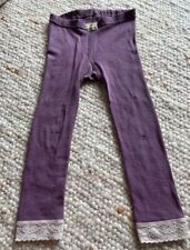 Janus 100% Wolle Schurwolle Fein Leggings 92 Spitze Lila