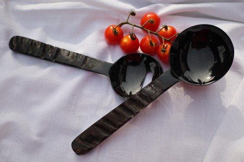 Salatbesteck kurz celsa aus - salatbesteck,