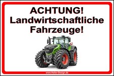 Achtung!Landwirtschaftliche